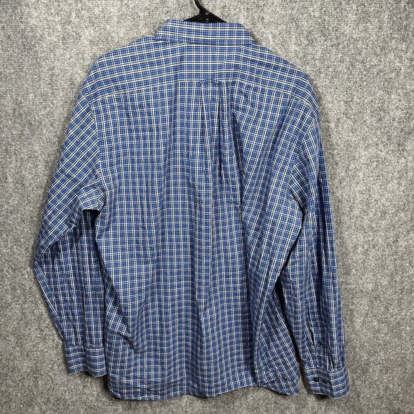 Faconnable Designed in France Club XXL Dress Shirt Blue Check Plaid Button Down - Picture 8 of 10